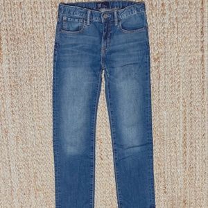 Gap boy's straight jeans size 10 with adjustable waist tabs